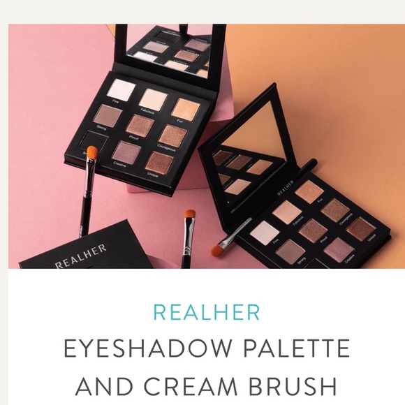 REAL HER EYESHADOW PALLET AND CREAM BRUSH - Picture 2 of 3